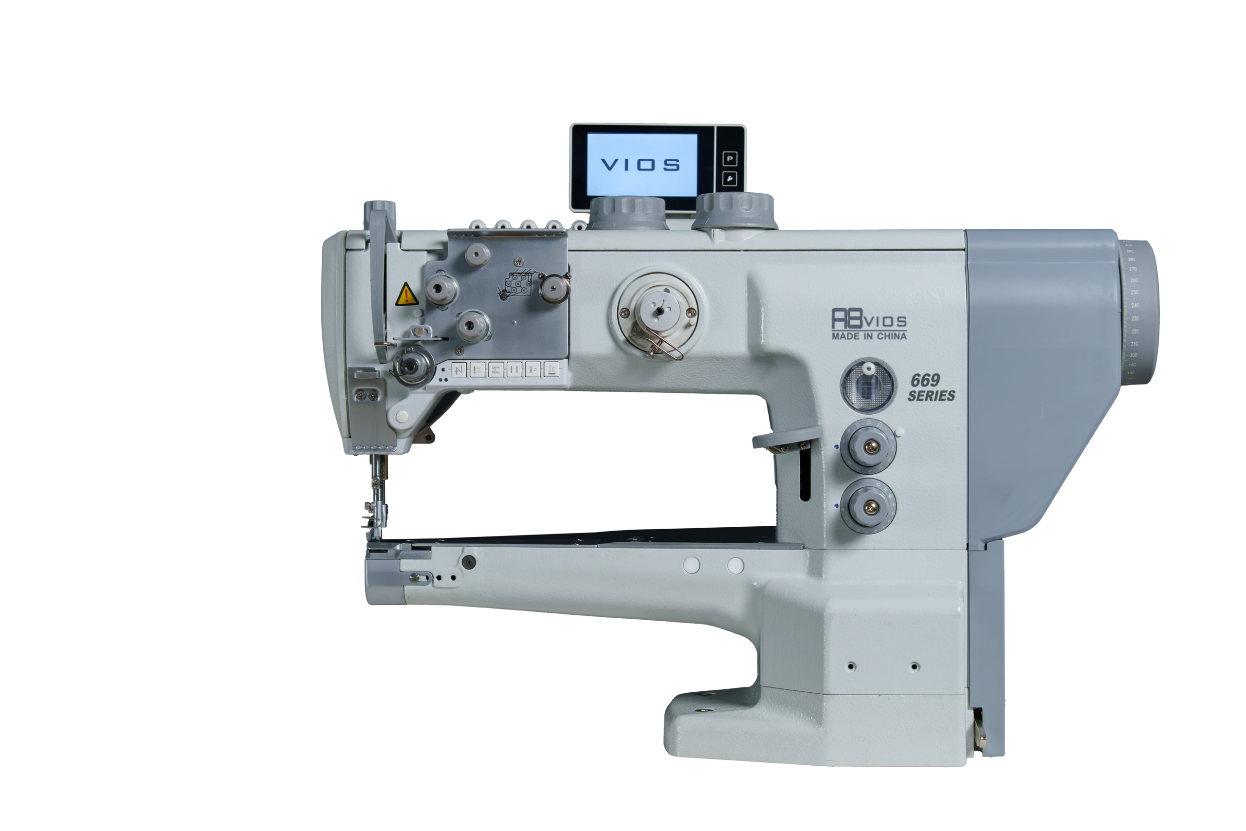 669 CORTAHILOS FOTO CABEZAL 669B- MAQUINA DE BRAZO TRIPLE ARRASTRE CORTAHILOS GARFIO GRANDE - Imagen 1